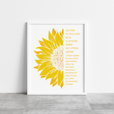 Modeh Ani - Golden Sunflower