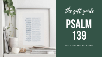 Psalm 139 Bible Verse Gift Guide