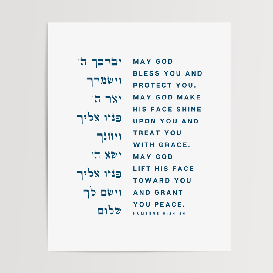 Aaronic Blessing Wall Art Numbers 6:24-26 – The Verse