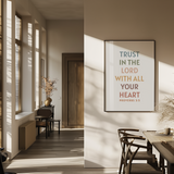 Trust in the Lord Proverbs 3:5 Wall Art