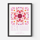 Blessing for Daughter - Pink Mosaic