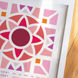 Blessing for Daughter - Pink Mosaic