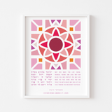 Blessing for Daughter - Pink Mosaic