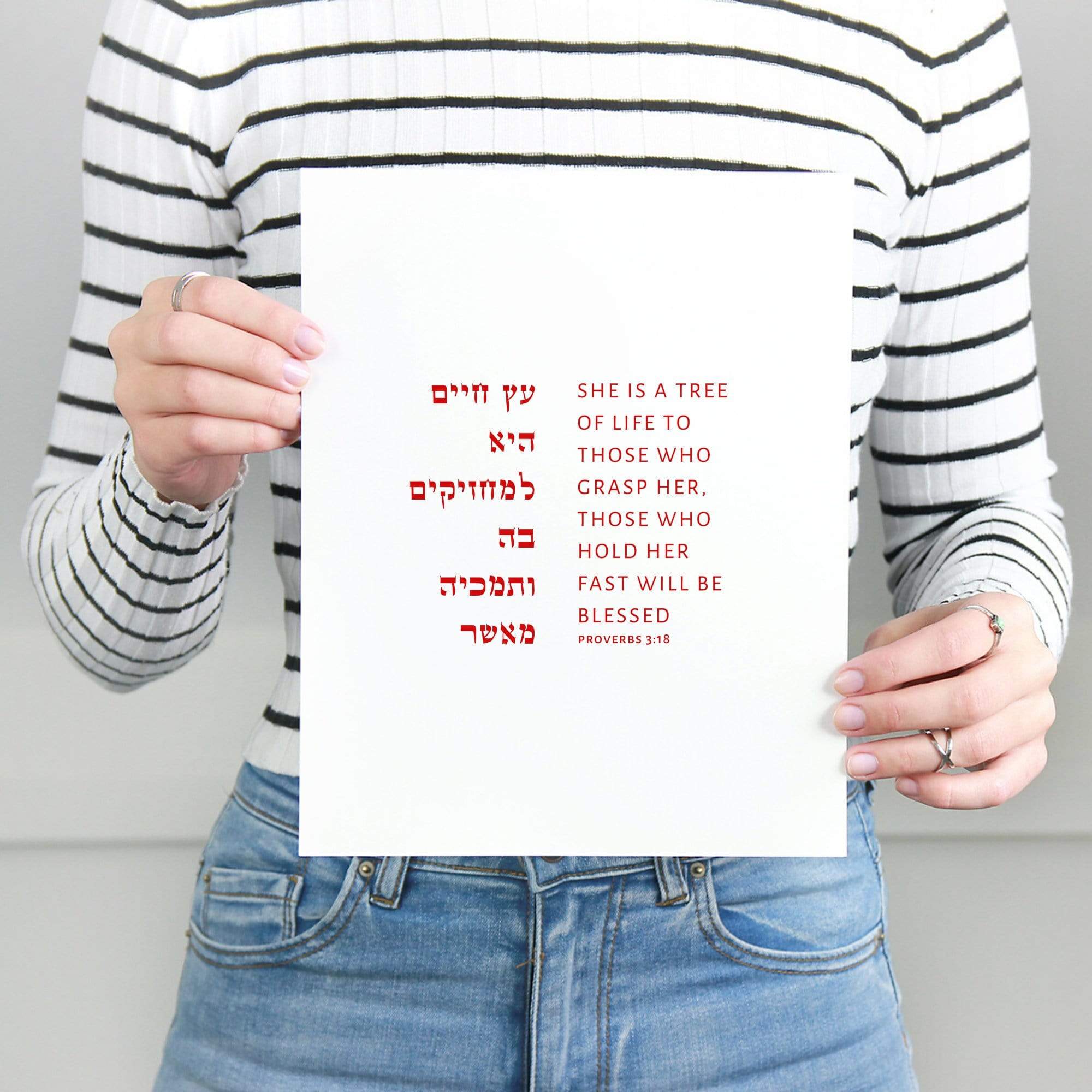 The Verse Proverbs 3:18 Proverbs 3:18 | Tree of Life Gift "She is a Tree of Life to Grasp her"