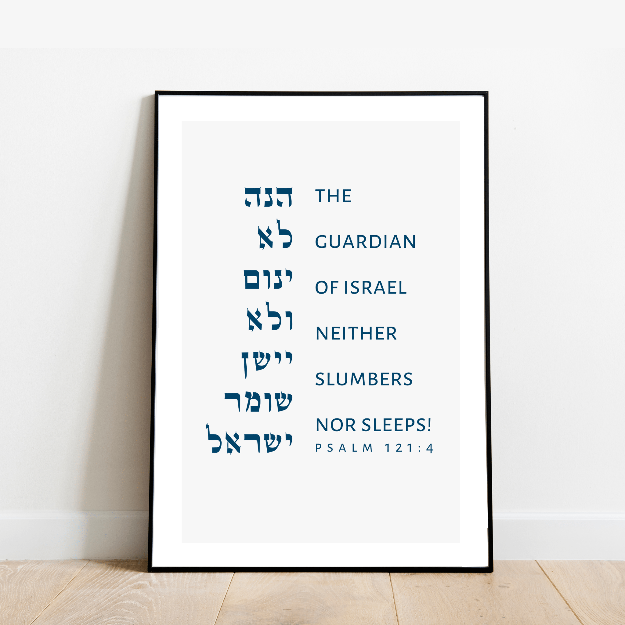 The Verse Psalm 121:4