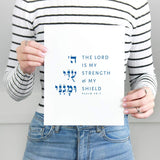 The Verse Psalm 28:7