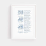 The Verse Psalm 46- Large 11x17