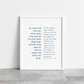 The Verse The Blessing for the Home Wall Print Birkat Habayit | Jewish Home Blessing Gifts & Art 